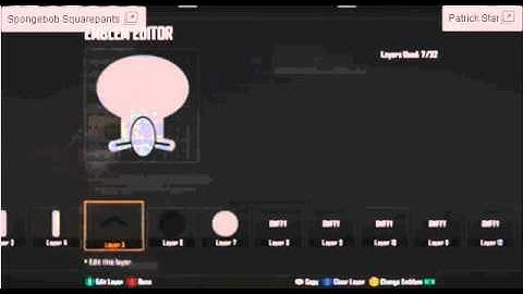black ops 2 squidward emblem tutorial