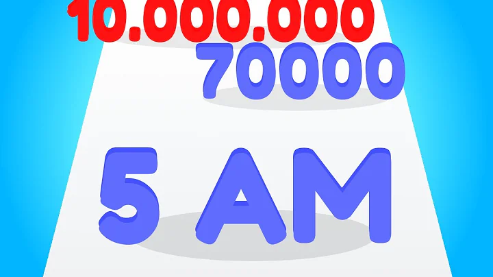 NUMBER MASTER — 5:00 AM TIME vs 69,000 ON FINISH LINE (Math, Gameplay*)