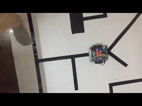 Robot for Meshflare : Autonomous 2D Maze solver for calculating shortest path