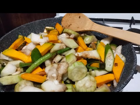 Simpleng ulam for our lunch.#gulay at isda #simplengUlam