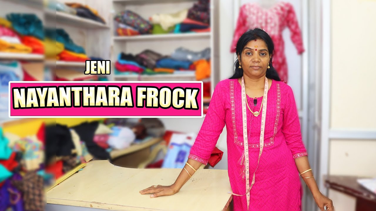 Nayanthara frock  Easy To Make | நயன்தாரா ஃபிராக்  Stitching| Jeni