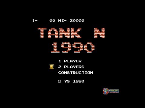 Tank 1990 (1990, NES; Battle City) - Mode N (2 Players)[1080p60]