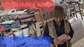 2 AYLIK HURDAMIZI SATTIK | NE KADAR KAZANDIK #hurda #scrap #aluminium #bakır #copper #elementavcısı 