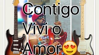 Miniatura de vídeo de "Contigo vivi o Amor Música linda da Banda Amazon Beach Guitarras em L&R"