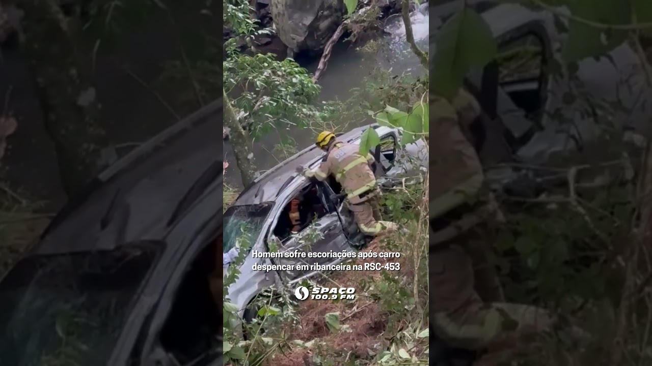 Homem sofre escoriações em acidente na RSC-453