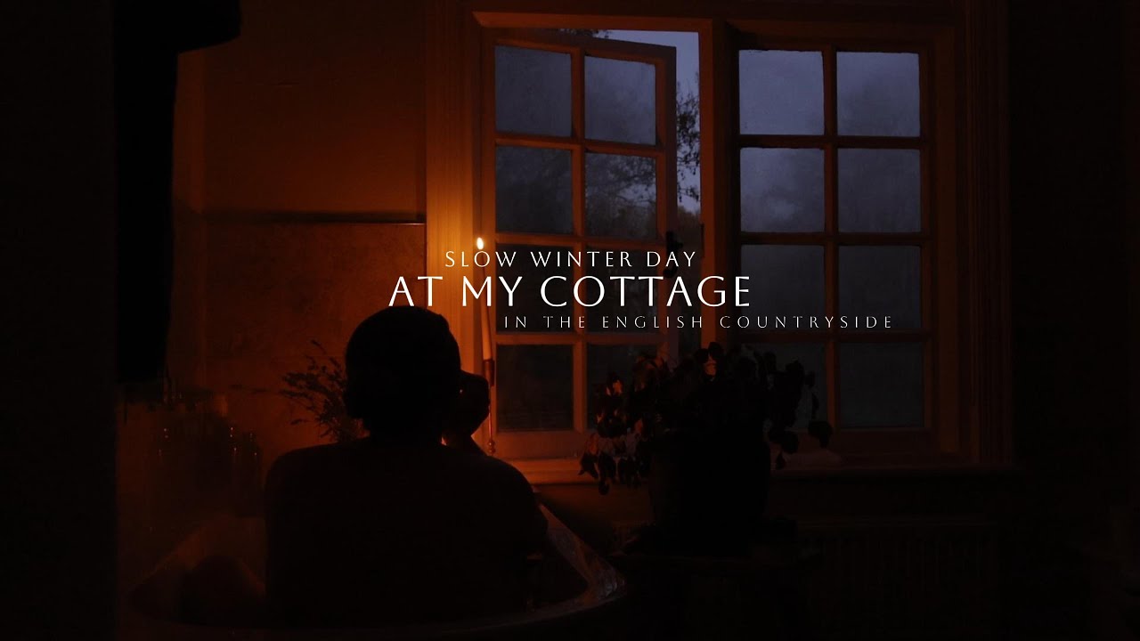 Slow Living in Winter | Country Walk, Sowing Sweet Peas & a Candlelit Bath
