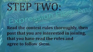 EFA Tutorial: Step 2 - Read the rules, post your interest and agreement
