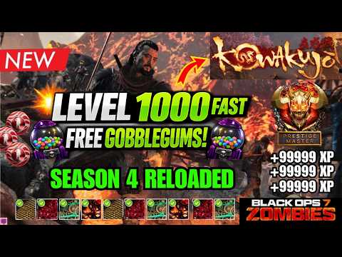 NEW BO7 BROKEN SOLO XP GLITCH! Kowakujo Unlock EVERYTHING + Infinite XP | BO7 ZOMBIES