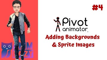 How to start using PIVOT Animator | Part 4 | Adding Backgrounds and Sprite Images | AnimEAZY