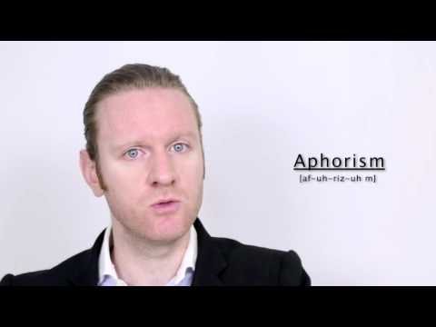 Aphorism- Meaning | Pronunciation || Word Wor(l)d - Audio Video Dictionary
