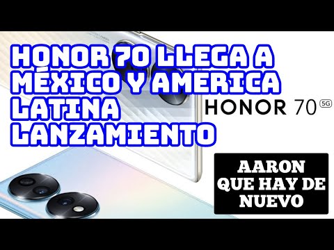 El HONOR 70 llega a México con el poderoso sensor SONY IMX800 y funciones  de video únicas