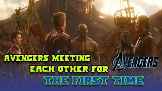 Avengers meeting each others first time in mcu #marvel #avengers