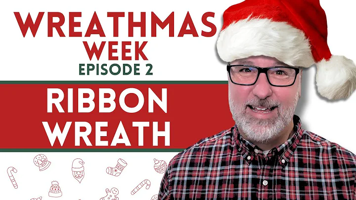 Christmas Ribbon Wreath - Wreathmas Week Day 2 - #christmas @DavesWreaths