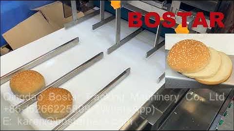 Burger bun slicer hamburger buns slicer cut machine slicing machine