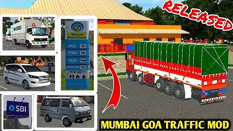 How to add || Mumbai goa traffic mod for bussid obb file || Download now