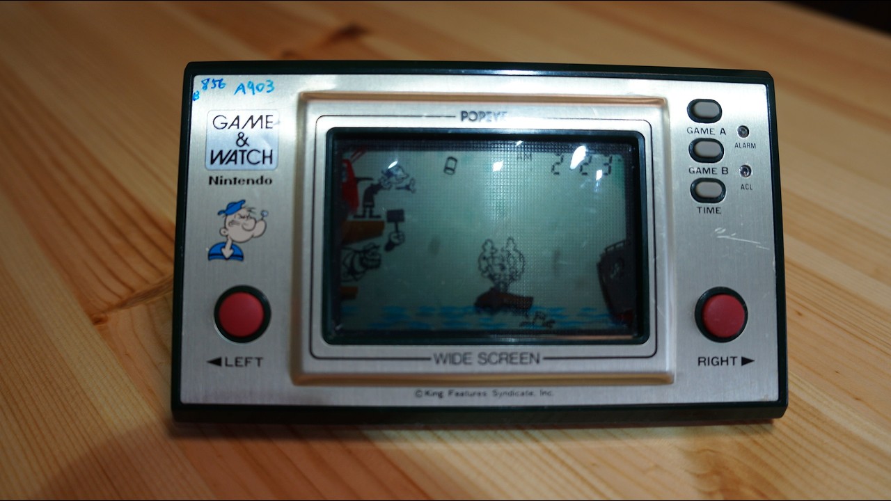 GAME & WATCH 【ポパイ】PP-23 - YouTube