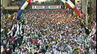 The Start Of The 1988 Chicago Marathon - And The First Few Minutes