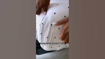 🛏️ Fitted Sheet Hack | Make Your Bed Easier Every Time!