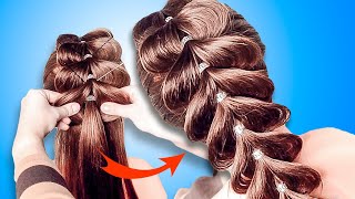 Прически на 1 сентября. Как заплести косу без петухов?Tuto coiffure simple cheveux longتسريحات الشعر