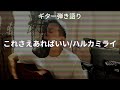 【弾き語り】これさえあればいい/ハルカミライ