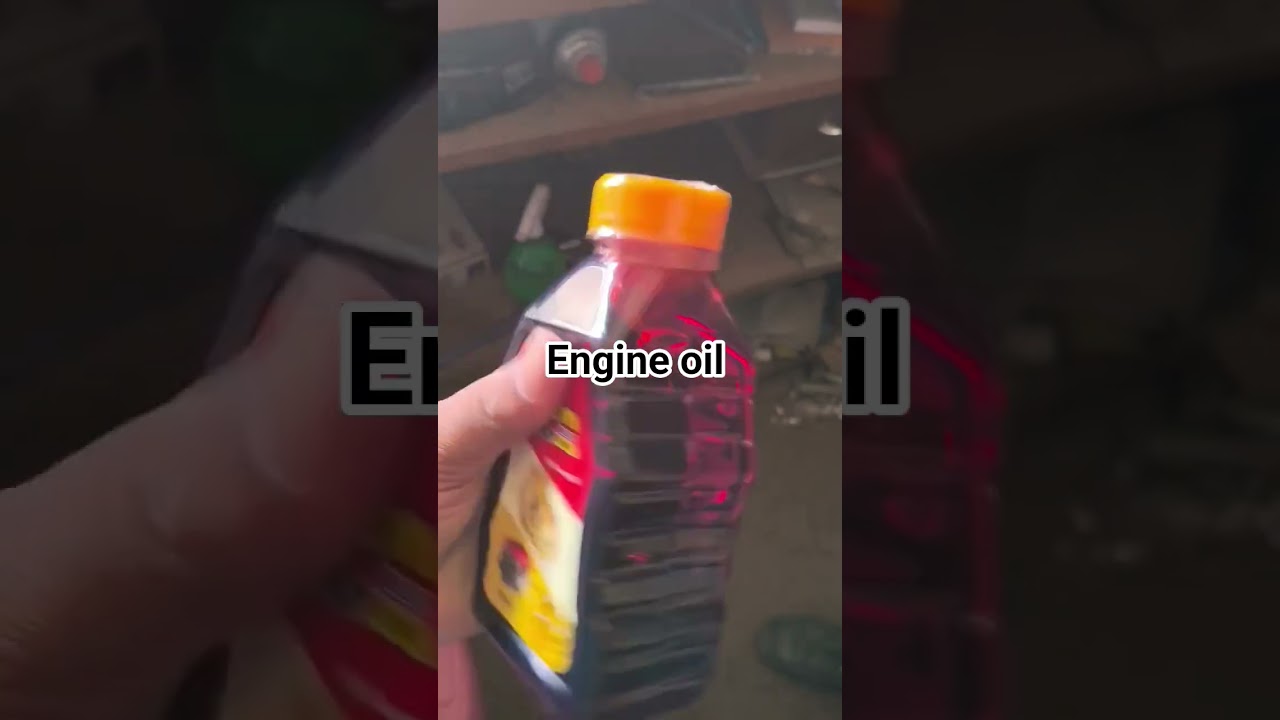 engine oil. for more information comments below