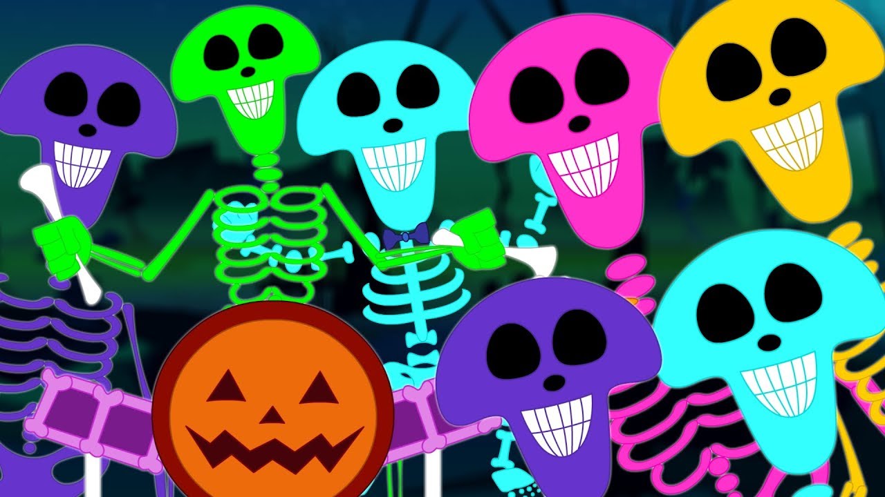 Skeleton March Scary Nursery Rhymes Kids Songs For Children YouTube