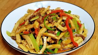 家常小炒豆腐干這樣做，鮮香入味又營養，開胃又下飯，全家都喜歡 #美食 #做飯 #中餐 #家常菜 #菜譜