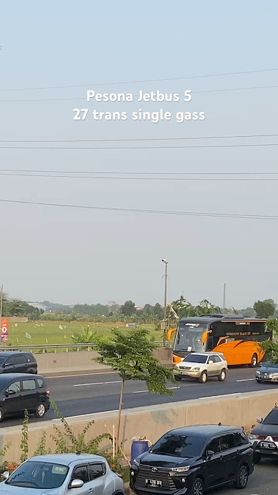 Pesona Jetbus 5 27 trans tersodrek di rest area KM52 #huntingbus #akap