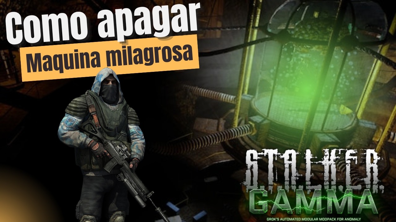 Stalker Machine Como apagar la Maquina Milagrosa /Miracle Machine en Stalker Gamma ...