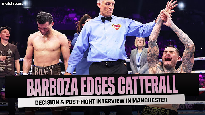 "I Didn't Have It Close, I Thought 4 Rounds!" - Arnold Barboza Talks After Win Vs Jack Catterall