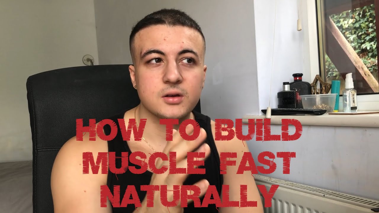 How to build muscle NATURALLY the fastest way | 3 Tips - YouTube