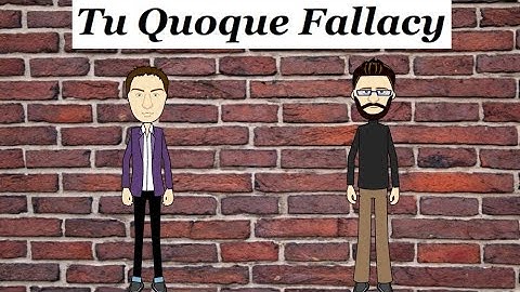 Tu Quoque Fallacy Example