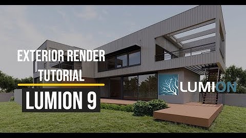 Lumion 9 Exterior Tutorial 37 - How to take Realistic Render ?