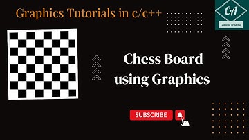ChessBoard ||Design Chess Board Using Graphics||How to Design Chess Board Using Graphics