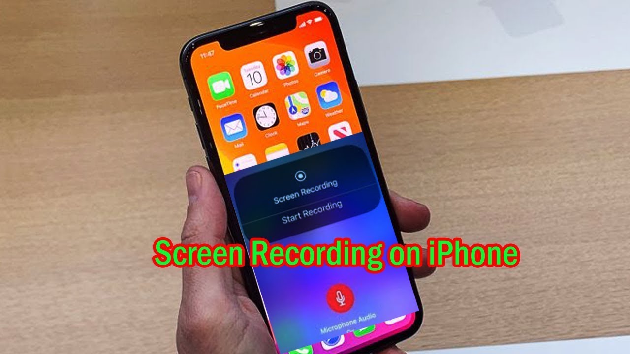 how do you screen record on iphone