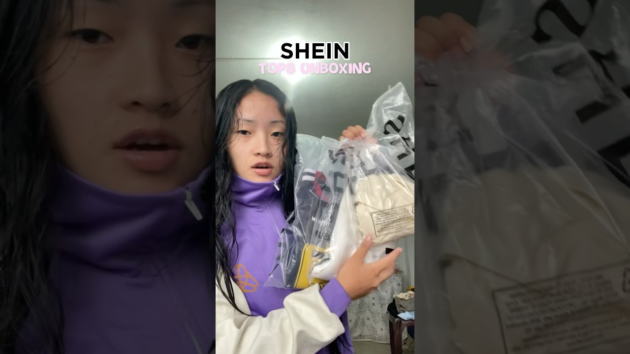 SHEIN tops unboxing 🧸 