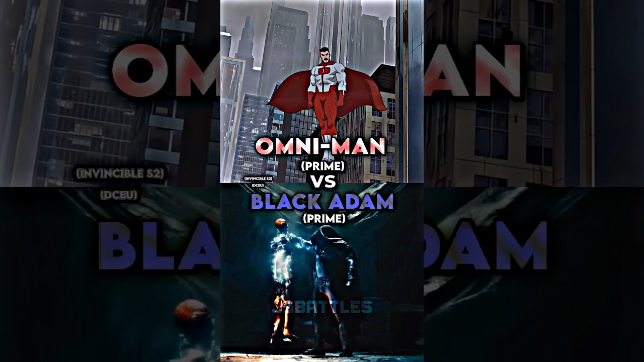Omni-Man vs Black Adam