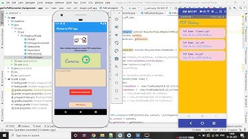 images to pdf converter app in Android Studio Java/Flutter || How to use iText Library in android