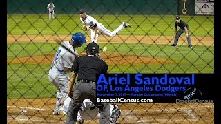 Ariel Sandoval, OF, Los Angeles Dodgers — September 7, 2017