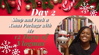 Vlogmas Day 2-Shop and Pack a Christmas Package with Me [CC]