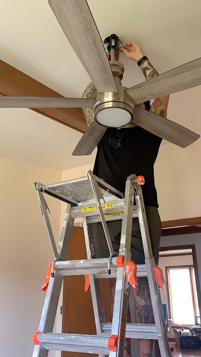 how to install ceiling fans like a pro | easy diy #renovation #diy #homeimprovement