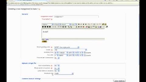 Learning Management System tutorial for teachers- Creating Assignments