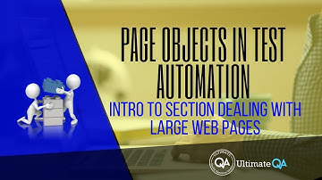 Page Objects: Intro to section regarding dealing with large web pages (Free Course 2018)