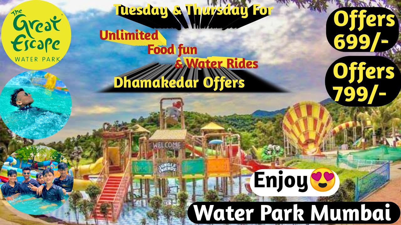 The Great Escape Water Park Virar Mumbai All Rides Slides Ticket The Great Escape Water Park Virar Mumbai All Rides Slides Ticket