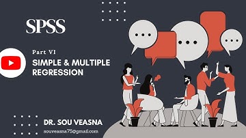 Applied Research Methods: Part VI-Simple and Multiple Regression Analysis