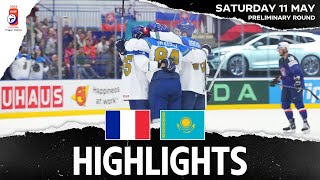Highlights | France vs. Kazakhstan | 2024 #MensWorlds