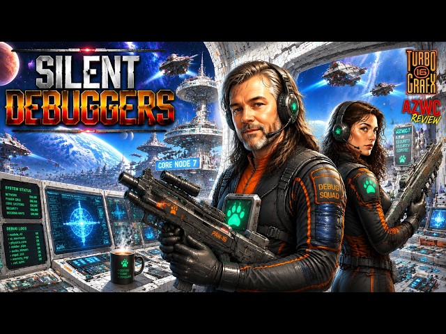 Silent Debuggers AZWC review for the Turbografx-16 (First Person