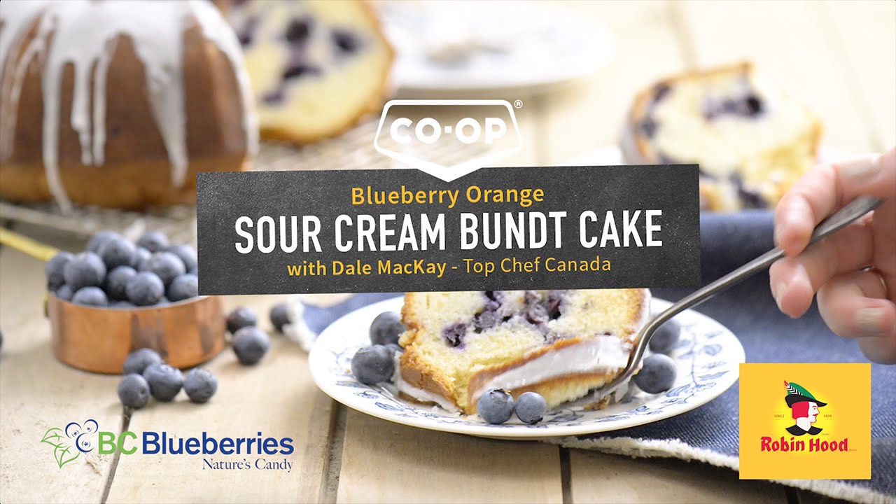 How to Bake Blueberry Orange Sour Cream Bundt Cake with Chef Dale