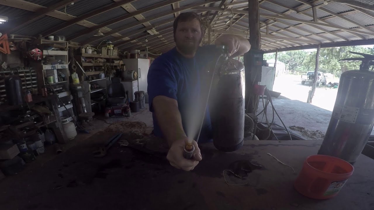 Fixing Old Stainless Steel Fire Extinguishers