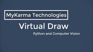 Virtual Draw - Computer Vision using Python